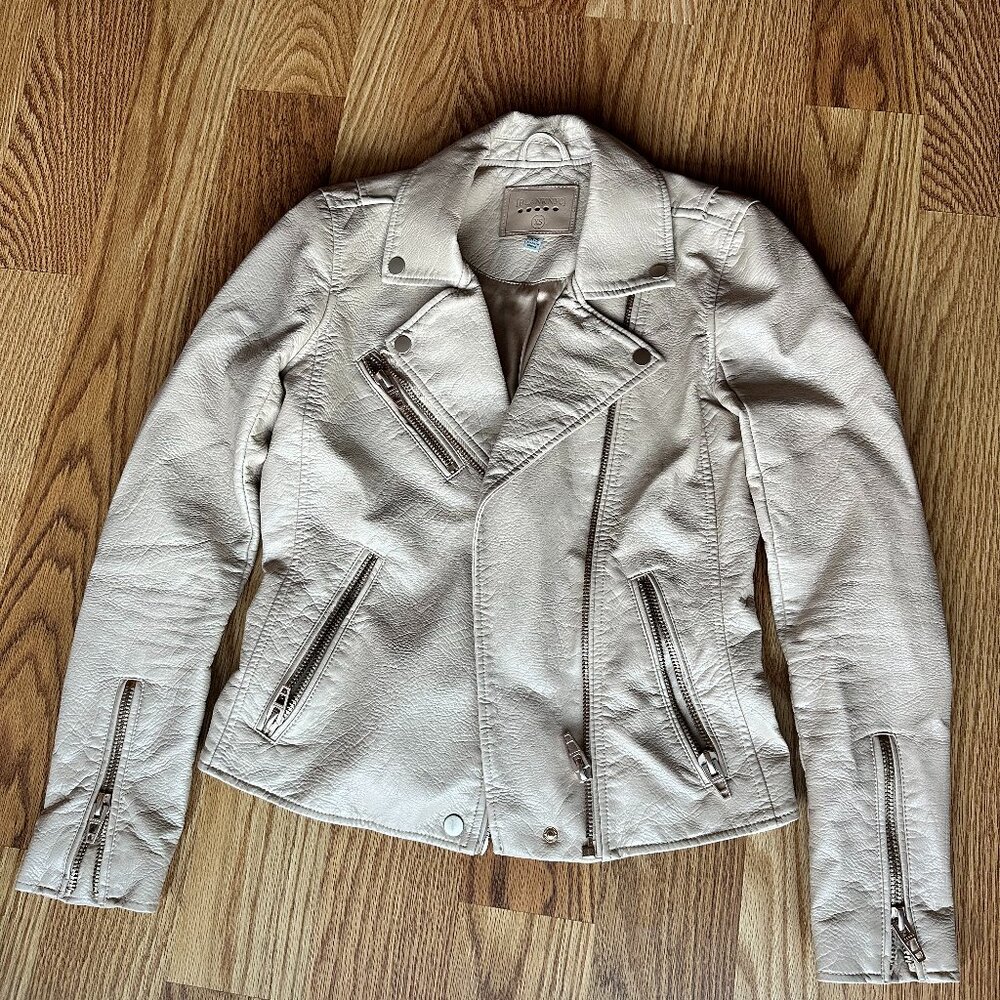 Blank NYC vegan leather jacket